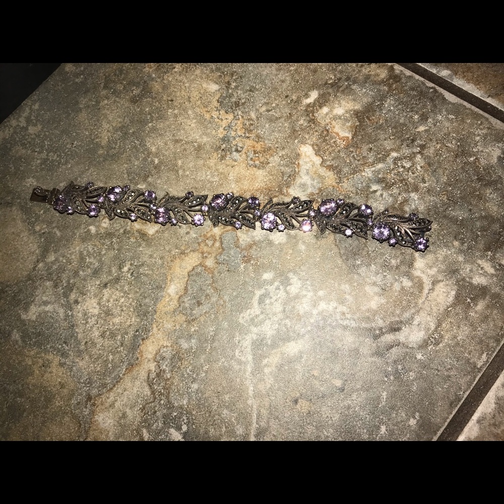 Vintage Sterling silver and amethyst - Picture 6 of 7